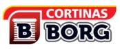 Logotipo de Cortinas Borg, empresa especializada en cortinas de enrollar en Montevideo, destacando trayectoria, confianza y atención profesional<br />
